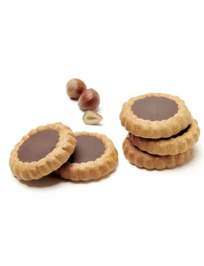 Crostatina proteica al cioccolato e nocciola