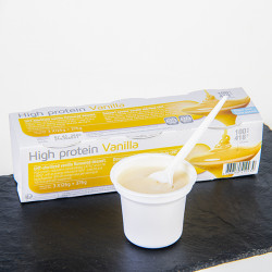 Budino proteico alla vaniglia
