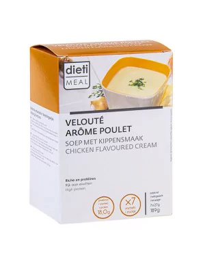 Vellutata proteica al sapore di pollo. 7 porzioni