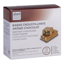 Barretta proteica croccante al cioccolato 