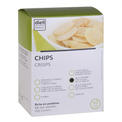 Chips proteiche gusto sale e aceto