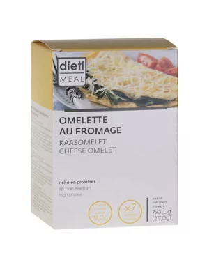 Omelette al formaggio ricca di proteine