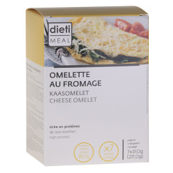Omelette al formaggio ricca di proteine