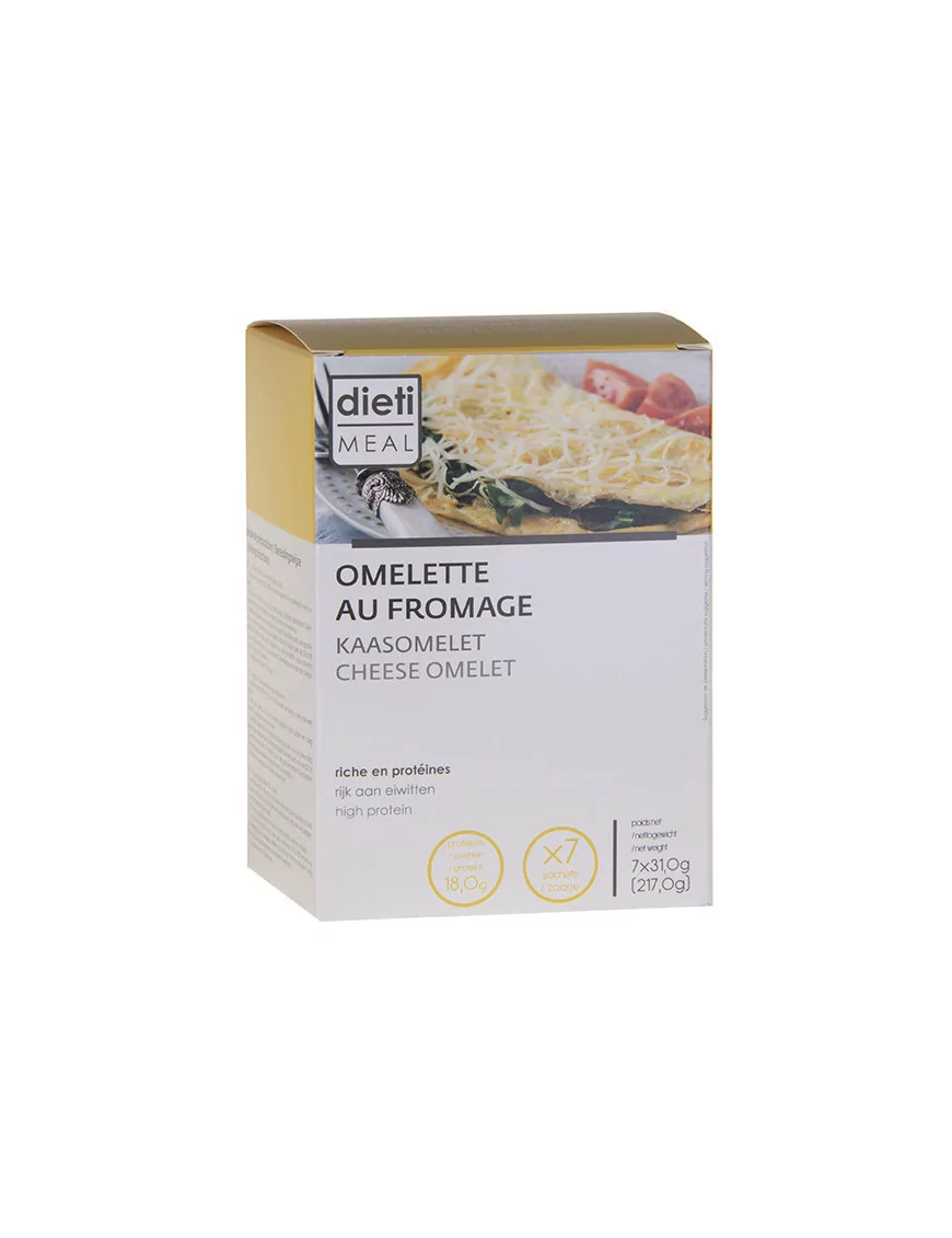 Omelette al formaggio ricca di proteine