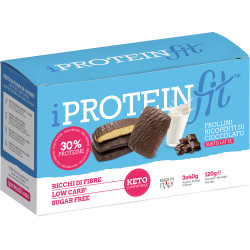 Iproteinfit frollini proteici cioccolato gusto latte
