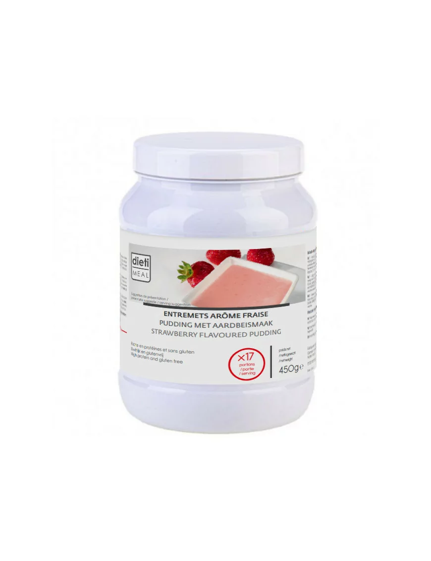 Dietimeal preparato proteico tipo mousse di fragole 450g