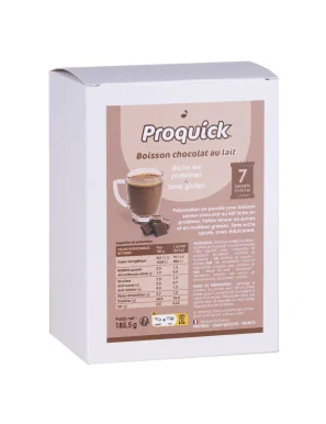 Proquick bevanda proteica al sapore di cioccolato al latte 7 porzione