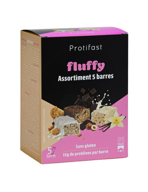 Protifast Confezione Mista 5 Barrette Proteiche Fluffy
