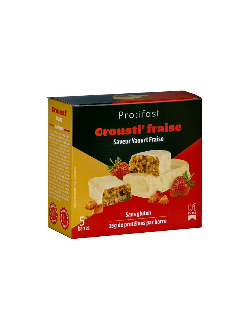 Protifast Barretta Proteica Croccante Gusto Fragola