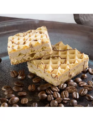 Wafer proteico al gusto caffè