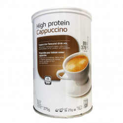 Bevanda proteica al cappuccino in barattolo