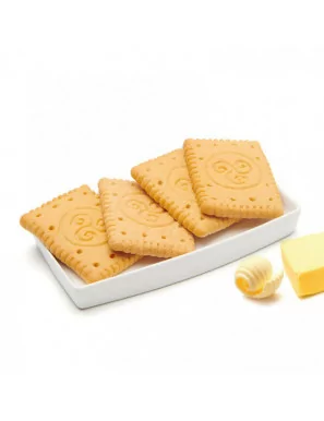 Biscotti proteici gusto burro e vaniglia