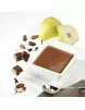 Budino proteico pera e cioccolato Budino proteico pera e cioccolato